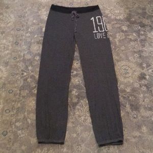 Very cute medium PINK sweatpants. Very stretchy.